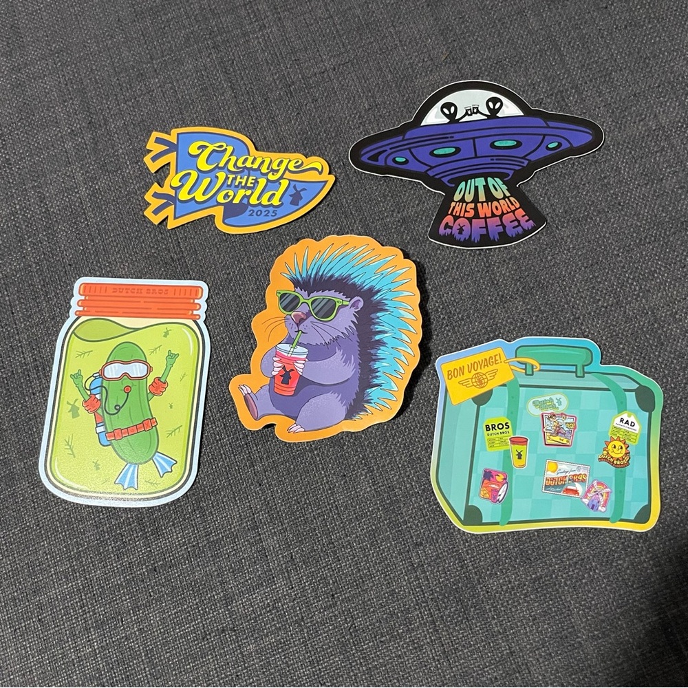 Dutch Bros sticker bundle